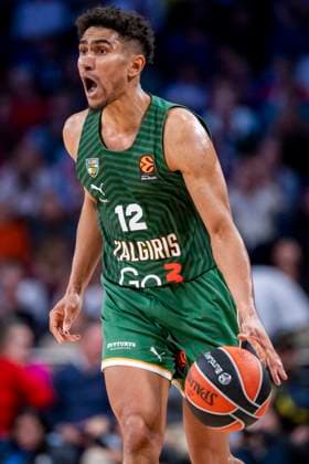 Real Madrid v Zalgiris Kaunas - Euroleague 2025 2026 Maodo Lo of Zalgiris Kaunas in action with the ball during the EuroLeague Regular Season Round 12 match between Real Madrid and Zalgiris Kaunas at Movistar Arena on November 20, 2025 in Madrid, Spain. Madrid Movistar Arena Madrid Spain Copyright: xAlbertoxGardinx AGardin_20251120_Basket_Euro_ReaMad_Zal_0345