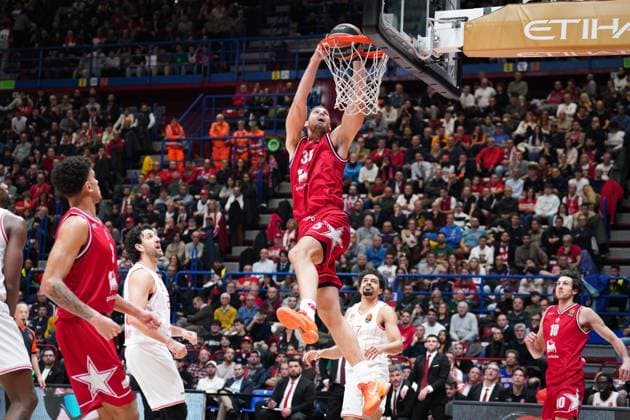 EA7 Emporio Armani Milano vs. Hapoel IBI Tel Aviv Elenco, nella foto Leonardo Tote (EA7 Emporio Armani Milano) during Olimpia Milano vs Hapoel Tel Aviv, Basketball Euroleague match in Assago (MI), Italy, November 20 2025  Copyright: xSimonexLucarelli IPAxSportx xipa-agency.netx xx IPA_68183258 IPA_Agency_IPA68183258