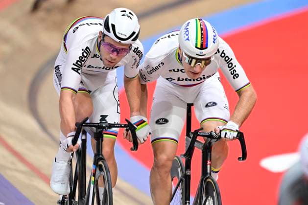 Lotto Six Days Flanders-Ghent 20 11 2025 GENT, BELGIUM - NOVEMBER 20 : Van den Bossche Fabio (BEL) & De Vylder Lindsay (BEL) pictured during Lotto Six Days of Flanders Ghent on November 20, 2025 in Gent, Belgium, 20 11 2025 Gent Belgium  Copyright: xNicoxVereeckenx