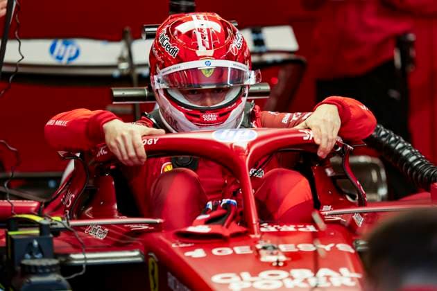 F1 - LAS VEGAS GRAND PRIX 2025 LECLERC Charles (mco), Scuderia Ferrari SF-25, portrait during the 2025 Formula 1 Las Vegas Grand Prix, 22th round of the 2025 FIA Formula One World Championship, WM, Weltmeisterschaft from November 21 to 23, 2025 on the Las Vegas Strip Circuit, in Paradise, Nevada, United States of America - ParadiseUnited States  Copyright: xJoaoxFilipex