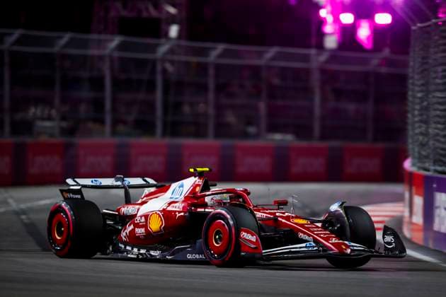 F1 - LAS VEGAS GRAND PRIX 2025 44 HAMILTON Lewis (gbr), Scuderia Ferrari SF-25, action during the 2025 Formula 1 Las Vegas Grand Prix, 22th round of the 2025 FIA Formula One World Championship, WM, Weltmeisterschaft from November 21 to 23, 2025 on the Las Vegas Strip Circuit, in Paradise, Nevada, United States of America - ParadiseUnited States  Copyright: xJoaoxFilipex