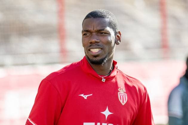 Paul Pogba During AS Monaco Training - La Turbie Paul Pogba seen during training before the McDonald ligue 1 match versus Stade Rennais taking place in Rennes on Saturday 22 of November, in AS Monaco training center in La Turbie, France on november 21, 2025. Photo by Laurent Coust ABACAPRESS.COM La Turbie France  Copyright: xCoustxLaurent ABACAx