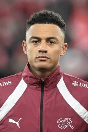 DAN NDOYE, Svizzera, World Cup 2026 Qualifying, Switzerland-Sweden 4-1, primo piano, close up, head shot QUALIFICAZIONI MONDIALI 2026 SVIZZERA-SVEZIA 4-1