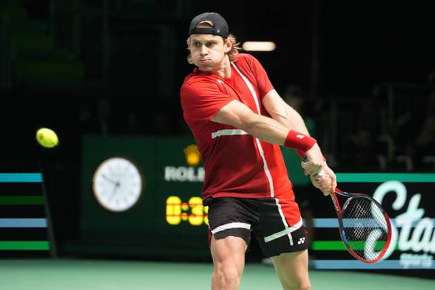 TENNIS - DAVIS CUP 2025 - FINAL 8 21 11 2025 Zizou Bergs of Belgium during Davis Cup 2025, Final 8, Tennis event on 21November 2025 in Bologna, Italy - Photo Laurent Lairys BolognaItaly  Copyright: xLaurentxLairysx
