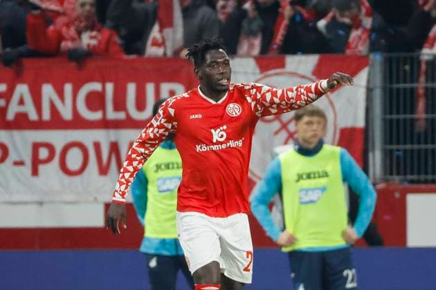 Danny da Costa (1.FSV Mainz, 21) , Deutschland, Fussball, 1. Bundesliga, 11.Spieltag, 2025 2026, 1.FSV Mainz vs. TSG 1899 Hoffenheim, 21.11.2025, Mewa Arena, Mainz, Deutschland Mainz Mewa Arena Rheinland-Pfalz Deutschland Copyright: xGrantxHubbsx