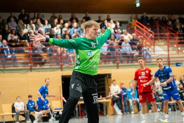 Handball I Herren I Saison 2025-2026 I 3. Liga I 12. Spieltag I TV Bittenfeld 2 - TSV Neuhausen Filder 1898 I 21.11.2025 Jorick Pol (98, TSV Neuhausen) Waiblingen Gemeindehalle Bittenfeld Baden-Württemberg Deutschland Copyright: xLobeca MaxxPetershansx