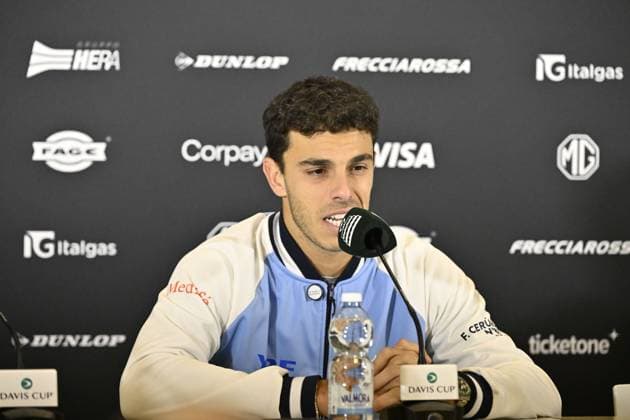 Davis Cup Finale 2025 Bologne - Davis Cup Finale 2025 Bologne - 21 11 2025 - Cerundolo equipe Argentine Bologne  Copyright: xChryslenexCaillaud Pznewsx
