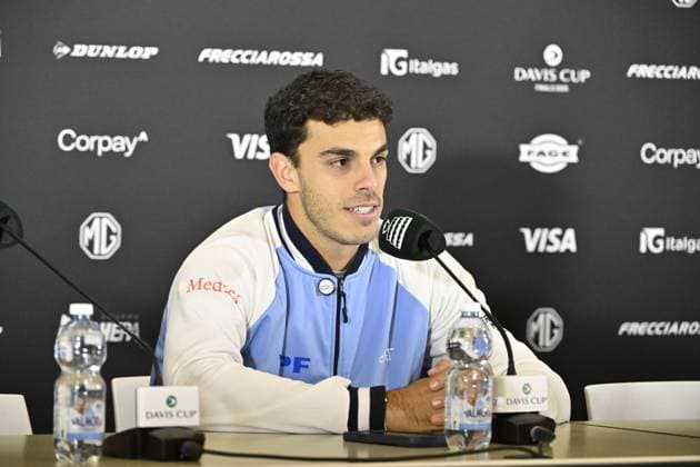Davis Cup Finale 2025 Bologne - Davis Cup Finale 2025 Bologne - 21 11 2025 - Cerundolo equipe Argentine Bologne  Copyright: xChryslenexCaillaud Pznewsx