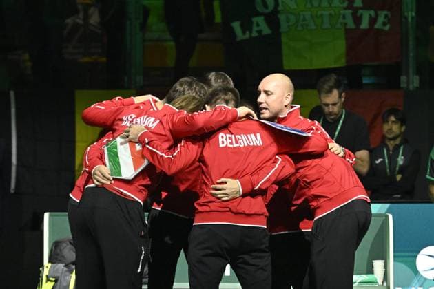 Davis Cup Finale 2025 Bologne - Davis Cup Finale 2025 Bologne - 21 11 2025 - Equipe Belgique Bologne  Copyright: xChryslenexCaillaud Pznewsx