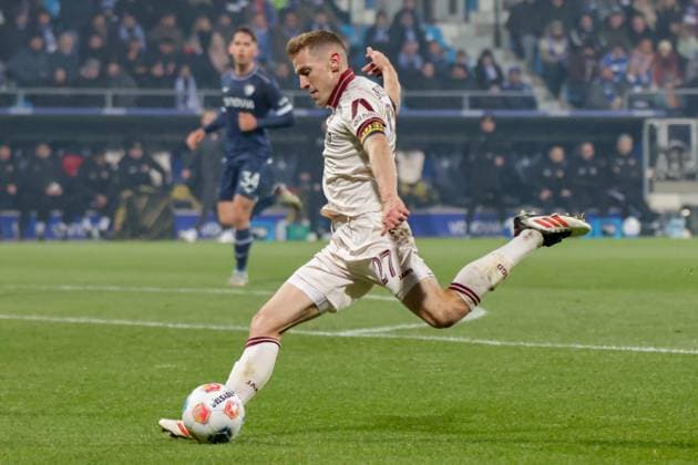 21.11.2025, xgrfx, Fussball 2.Bundesliga, VfL Bochum - Dynamo Dresden v.l. Niklas Hauptmann (Dynamo Dresden) (DFL DFB REGULATIONS PROHIBIT ANY USE OF PHOTOGRAPHS as IMAGE SEQUENCES and or QUASI-VIDEO) Bochum