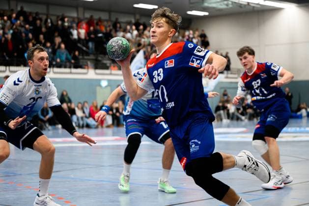 Kornwestheim, Handball: 3. Liga- 25 26 - SV Kornwestheim - HBW Balingen 2 David Selinka (Balingen) Kornwestheim Halle Ost Baden-Württemberg Deutschland