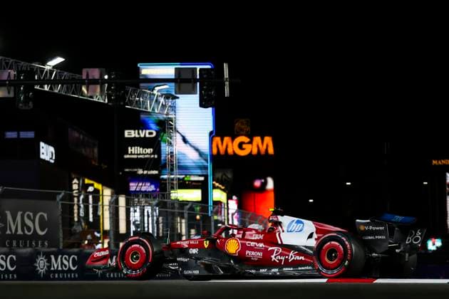 F1 - LAS VEGAS GRAND PRIX 2025 44 HAMILTON Lewis (gbr), Scuderia Ferrari SF-25, action during the 2025 Formula 1 Las Vegas Grand Prix, 22th round of the 2025 FIA Formula One World Championship, WM, Weltmeisterschaft from November 21 to 23, 2025 on the Las Vegas Strip Circuit, in Paradise, Nevada, United States of America - ParadiseUnited States  Copyright: xJoaoxFilipex