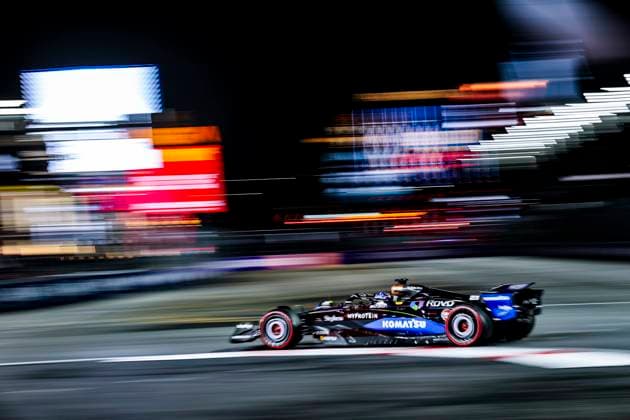F1 - LAS VEGAS GRAND PRIX 2025 23 ALBON Alexander (tha), Williams Racing FW47, action during the 2025 Formula 1 Las Vegas Grand Prix, 22th round of the 2025 FIA Formula One World Championship, WM, Weltmeisterschaft from November 21 to 23, 2025 on the Las Vegas Strip Circuit, in Paradise, Nevada, United States of America - ParadiseUnited States  Copyright: xJoaoxFilipex