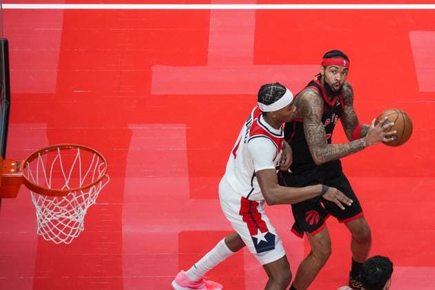 Washington Wizards v Toronto Raptors TORONTO, CANADA - NOVEMBER 21 : Brandon Ingram (3) of Toronto Raptors in action agains Bilal Coulibaly (0) of Washington Wizards during the 2025 Emirates NBA, Basketball Herren, USA Cup basketball game between Washington Wizards and Toronto Raptors at the Scotiabank Arena on November 21, 2025 in Toronto, Ontario, Canada. Mert Alper Dervis Anadolu Ontario Canada. Editorial use only. Please get in touch for any other usage.  Copyright: x2025xAnadoluxMertxAlperxDervisx