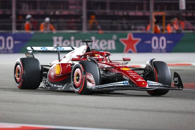 Charles Leclerc (Scuderia Ferrari HP 16), Grosser Preis von Las Vegas, Motorsport, Herren, Formel 1, 3. Freies Training, 21.11.2025 Las Vegas Nevada USA