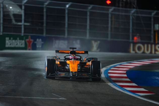 F1 - LAS VEGAS GRAND PRIX 2025 81 PIASTRI Oscar (aus), McLaren F1 Team MCL39, action during the 2025 Formula 1 Las Vegas Grand Prix, 22th round of the 2025 FIA Formula One World Championship, WM, Weltmeisterschaft from November 21 to 23, 2025 on the Las Vegas Strip Circuit, in Paradise, Nevada, United States of America - ParadiseUnited States  Copyright: xJoaoxFilipex