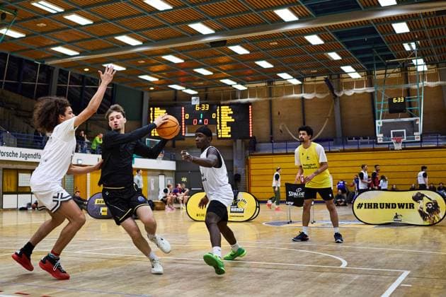 GER, Basketball um Mitternacht, MHP Riesen Ludwigsburg, Basketball, 21.11.2025 GER, Basketball um Mitternacht, MHP Riesen Ludwigsburg, Basketball, 21.11.2025 Ludwigsburg Copyright: xEibner-Pressefoto xFrancescoxConx