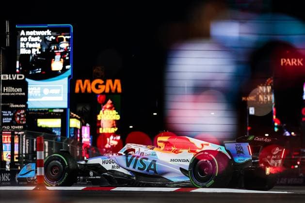 F1 - LAS VEGAS GRAND PRIX 2025 06 HADJAR Isack (fra), Visa Cash App RB F1 Team VCARB02, action during the 2025 Formula 1 Las Vegas Grand Prix, 22th round of the 2025 FIA Formula One World Championship, WM, Weltmeisterschaft from November 21 to 23, 2025 on the Las Vegas Strip Circuit, in Paradise, Nevada, United States of America - ParadiseUnited States  Copyright: xEricxAlonsox