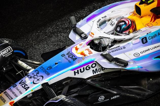 F1 - LAS VEGAS GRAND PRIX 2025 30 LAWSON Liam (nzl), Visa Cash App RB F1 Team VCARB02, action during the 2025 Formula 1 Las Vegas Grand Prix, 22th round of the 2025 FIA Formula One World Championship, WM, Weltmeisterschaft from November 21 to 23, 2025 on the Las Vegas Strip Circuit, in Paradise, Nevada, United States of America - ParadiseUnited States  Copyright: xAndrÃ xFerreirax