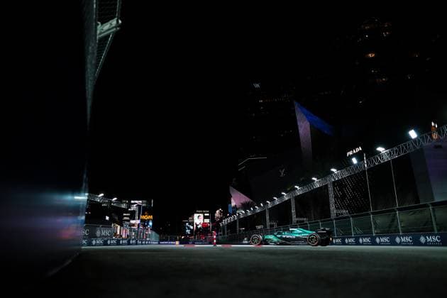 F1 - LAS VEGAS GRAND PRIX 2025 18 STROLL Lance (can), Aston Martin F1 Team AMR25, action during the 2025 Formula 1 Las Vegas Grand Prix, 22th round of the 2025 FIA Formula One World Championship, WM, Weltmeisterschaft from November 21 to 23, 2025 on the Las Vegas Strip Circuit, in Paradise, Nevada, United States of America - ParadiseUnited States  Copyright: xEricxAlonsox
