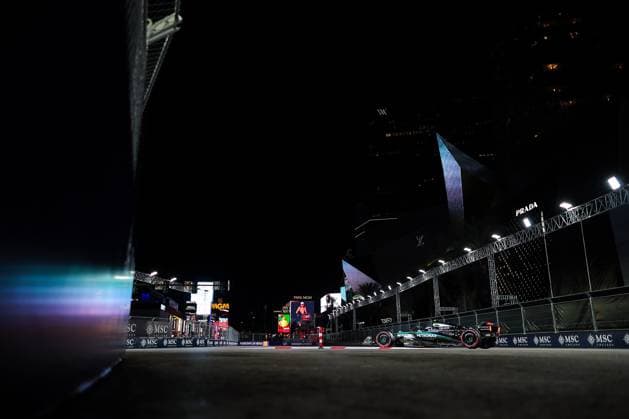 F1 - LAS VEGAS GRAND PRIX 2025 12 KIMI ANTONELLI Andrea (ita), Mercedes AMG F1 Team W16, action during the 2025 Formula 1 Las Vegas Grand Prix, 22th round of the 2025 FIA Formula One World Championship, WM, Weltmeisterschaft from November 21 to 23, 2025 on the Las Vegas Strip Circuit, in Paradise, Nevada, United States of America - ParadiseUnited States  Copyright: xEricxAlonsox