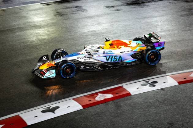F1 - LAS VEGAS GRAND PRIX 2025 06 HADJAR Isack (fra), Visa Cash App RB F1 Team VCARB02, action during the 2025 Formula 1 Las Vegas Grand Prix, 22th round of the 2025 FIA Formula One World Championship, WM, Weltmeisterschaft from November 21 to 23, 2025 on the Las Vegas Strip Circuit, in Paradise, Nevada, United States of America - ParadiseUnited States  Copyright: xAndrÃ xFerreirax