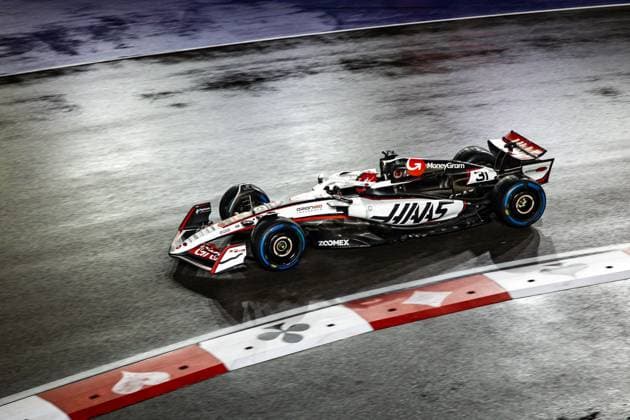 F1 - LAS VEGAS GRAND PRIX 2025 31 OCON Esteban (fra), Haas F1 Team VF-25 Ferrari, action during the 2025 Formula 1 Las Vegas Grand Prix, 22th round of the 2025 FIA Formula One World Championship, WM, Weltmeisterschaft from November 21 to 23, 2025 on the Las Vegas Strip Circuit, in Paradise, Nevada, United States of America - ParadiseUnited States  Copyright: xAndrÃ xFerreirax