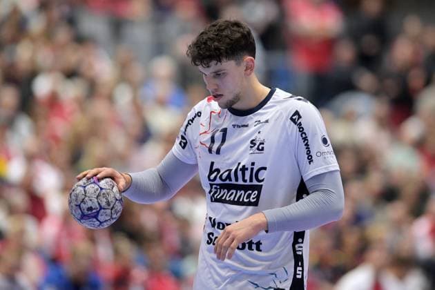 Marko Grgic (SG Flensburg-Handewitt 17) , GER, MT Melsungen - SG Flensburg-Handewitt, Handball, 1. Bundesliga, 13. Spieltag, Saison 2025 2026, 21.11.2025, GER, MT Melsungen - SG Flensburg-Handewitt, Handball, 1. Bundesliga, 13. Spieltag, Saison 2025 2026, 21.11.2025 Kassel Copyright: xEibner-Pressefotox xRolandxSippelx EP_RSL