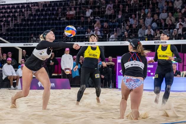 RECORD DATE NOT STATED ADELAIDE, AUSTRALIA - NOVEMBER 22: Taryn Brasher (Player 2 - USA) during the Beach volleyball, Beachvolleyball World Championships at Adelaide on November 22, 2025 in Adelaide, Australia. Australia Copyright: xBEAUTIFULxSPORTS PeterxWeberx
