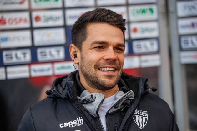 Trainer Victor Kleinhenz (FCS) ; GER, FC Hansa Rostock vs. 1. FC Schweinfurth 05, Fußball, Männer, 3. Liga, 15.Spieltag, Spielzeit 2025 2026, 22.11.2025 Rostock Ostseestadion Mecklenburg - Vorpommern Deutschland