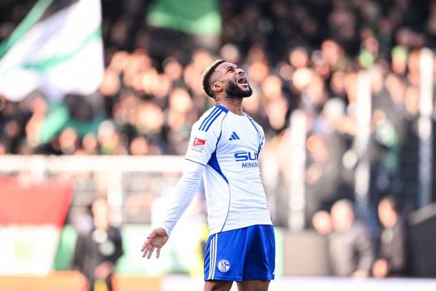 22.11.2025, Fussball, 2. Bundesliga, Saison 2025 2026, 13. Spieltag, Preußen Münster - FC Schalke 04, Moussa Sylla (FC Schalke 04) xRHR-FOTO YYx Copyright: KROEGER RHR-FOTOx RHR-FOTO YY