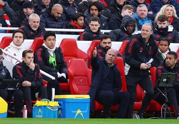 Florian Wirtz of Liverpool looks on from behind the substitutes bench Liverpool v Nottingham Forest, Premier League, Football, Anfield, Liverpool, UK - 22 Nov 2025Liverpool Anfield United Kingdom EDITORIAL USE ONLY No use with unauthorised audio, video, data, fixture lists, club league logos or live services. Online in-match use limited to 120 images, no video emulation. No use in betting, games or single club league player publications. Copyright: xMattxWest Shutterstockx 15860648ah