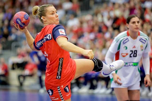 Posten Cup Norway Hungary Sotra 20251122 Norway s Nora Mork during the handball match between Norway and Hungary during the Posten Cup in Sotra Arena Photo Paul S Amundsen NTB Sotra Norway EDITORIAL USE ONLY RESTRICTED USE FOR BETTING COMPANIES  Copyright: xPaulxS.xAmundsenx xNTBx