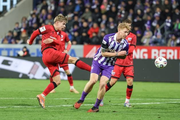 3. Liga; VfL Osnabrück - FC Ingolstadt 04; Torchance verpasst Max Plath (14 FCI) wird geblockt 3. Liga - FC Ingolstadt 04 Saison 2025 2026 VfL Osnabrück