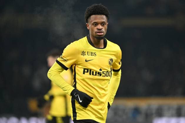 BERN, SWITZERLAND - NOVEMBER 22: Alan Virginius of Young Boys in action during the Swiss Super League match between BSC Young Boys and FC Winterthur at Stadion Wankdorf on November 22, 2025 in Bern, Switzerland. Bern Stadion Wankdorf Bern Switzerland Copyright: xJustPictures.ch ManuelxWinterbergerx jp-en-EuSpIm-MWI_5655