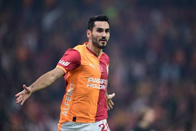 Galatasaray v Genclerbirligi - Turkish Super Lig ISTANBUL, TURKIYE - NOVEMBER 22: Galatasaray’s Ilkay Gundogan celebrates after scoring a goal during the Trendyol Super Lig week 13 match between Galatasaray and Genclerbirligi at RAMS Park in Istanbul, Turkiye, on November 22, 2025. Abdulhamid Hosbas Anadolu Istanbul Turkey. Editorial use only. Please get in touch for any other usage.  Copyright: x2025xAnadoluxAbdulhamidxHosbasx