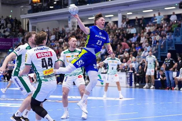 22.11.2025, xydrx, Handball, 1.HBL, VFL Gummersbach - SC DHfk Leipzig, Schwalbe-Arena: Ole Pregler (VFL Gummersbach 23) Nordrhein-Westfahlen Deutschland