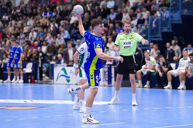 22.11.2025, xydrx, Handball, 1.HBL, VFL Gummersbach - SC DHfk Leipzig, Schwalbe-Arena: Kay Smits (VFL Gummersbach 31) Nordrhein-Westfahlen Deutschland