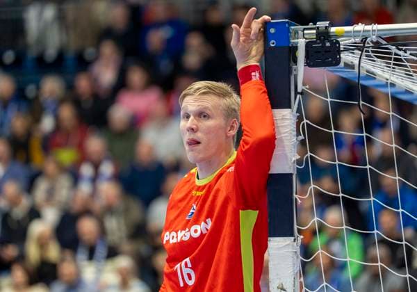 Bertram Obling (VfL Gummersbach, 16) VfL Gummersbach - SC DHfK Leipzig, Handball Daikin HBL Handball Bundesliga, 13, Spieltag, 22.11.2025 Copyright: HMBxMedia xMarcoxBader