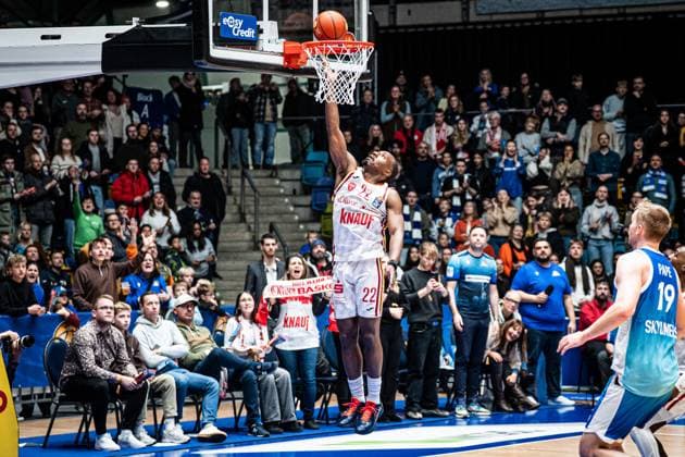 22.11.2025, xhfmx, Basketball easyCredit BBL Bundesliga, Frankfurt Skyliners - Würzburg Baskets Johnthan Stove (Würzburg Basekts) (DFL DFB REGULATIONS PROHIBIT ANY USE OF PHOTOGRAPHS as IMAGE SEQUENCES and or QUASI-VIDEO) Frankfurt am Main