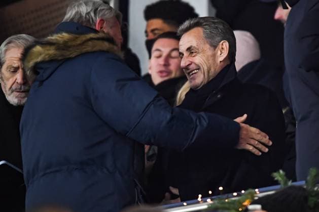 FOOTBALL : Paris Saint Germain vs Havre AC - Ligue 1 McDonalds - JournÃ e 13 - 22 11 2025 Nicolas Sarkozy ParisFrance  Copyright: xBaptistexAutissierx