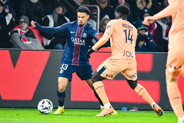 FOOTBALL : Paris Saint Germain vs Havre AC - Ligue 1 McDonalds - JournÃ e 13 - 22 11 2025 Warren Zaire-Emery (Paris SG) ParisFrance  Copyright: xBaptistexAutissierx