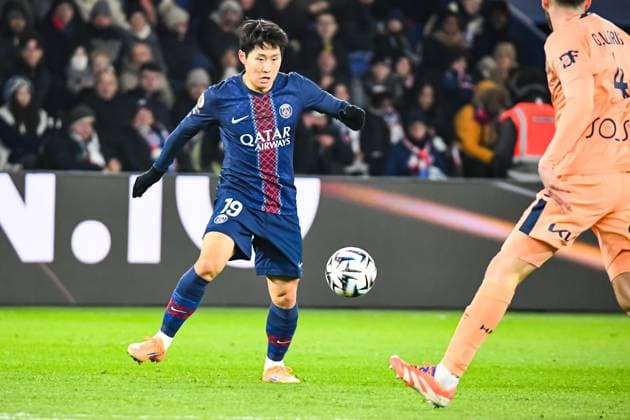 FOOTBALL : Paris Saint Germain vs Havre AC - Ligue 1 McDonalds - JournÃ e 13 - 22 11 2025 Kang-in Lee (Paris SG) ParisFrance  Copyright: xBaptistexAutissierx