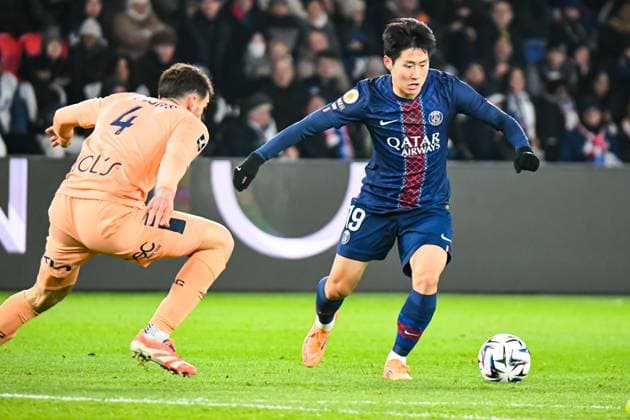 FOOTBALL : Paris Saint Germain vs Havre AC - Ligue 1 McDonalds - JournÃ e 13 - 22 11 2025 Kang-in Lee (Paris SG) ParisFrance  Copyright: xBaptistexAutissierx
