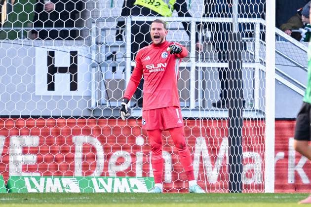 22.11.2025, Fussball, 2. Bundesliga, Saison 2025 2026, 13. Spieltag, Preußen Münster - FC Schalke 04, Torwart Loris Karius (FC Schalke 04) xRHR-FOTO YYx Copyright: KROEGER RHR-FOTOx RHR-FOTO YY