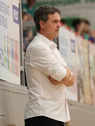 22.11.2025, Handball, Herren, 3. Liga, Staffel Süd-West, Saison 2025 2026, HG Saarlouis - TV Gelnhausen, Sportdirektor Markus Baur (HG Saarlouis) Saarlouis Stadtgartenhalle Saarland Deutschland (DEU) Copyright: xSebastianxBachx