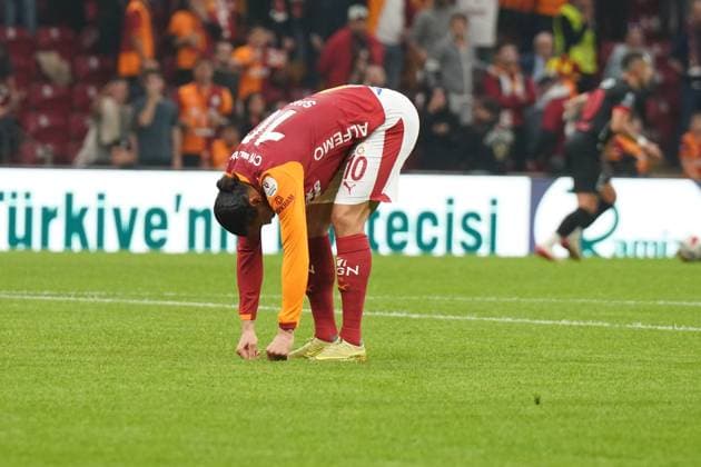 ISTANBUL, TURKEY - NOVEMBER 22: Leroy Sane of Galatasaray during the Trendyol Super League match between Galatasaray SK and Genclerbirligi SK at Rams Park Stadium on November 22, 2025 in Istanbul, Turkey. Istanbul Turkey Copyright: xSeskimphotox GSaray-Gencler-221125 (254)