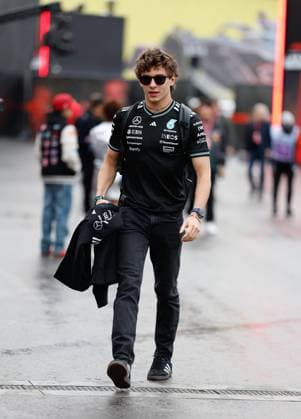 F1 - LAS VEGAS GRAND PRIX 2025 KIMI ANTONELLI Andrea (ita), Mercedes AMG F1 Team W16, portrait during the 2025 Formula 1 Las Vegas Grand Prix, 22th round of the 2025 FIA Formula One World Championship, WM, Weltmeisterschaft from November 21 to 23, 2025 on the Las Vegas Strip Circuit, in Paradise, Nevada, United States of America - ParadiseUnited States  Copyright: xDPPIx