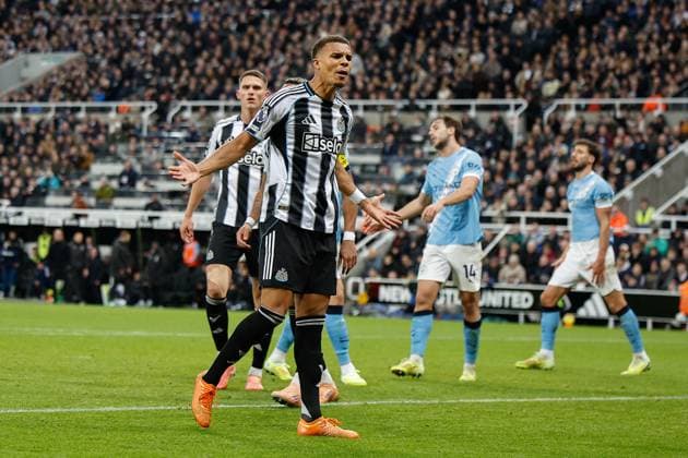 Newcastle United v Manchester City Premier League 22 11 2025. Malick Thiaw of Newcastle United shows his passion during the Premier League match between Newcastle United and Manchester City at St. James s Park, Newcastle, England on 22 November 2025. Newcastle St. James s Park Tyne and Wear England Editorial use only DataCo restrictions apply See www.football-dataco.com , Copyright: xCraigxCowanx PSI-23242-0169