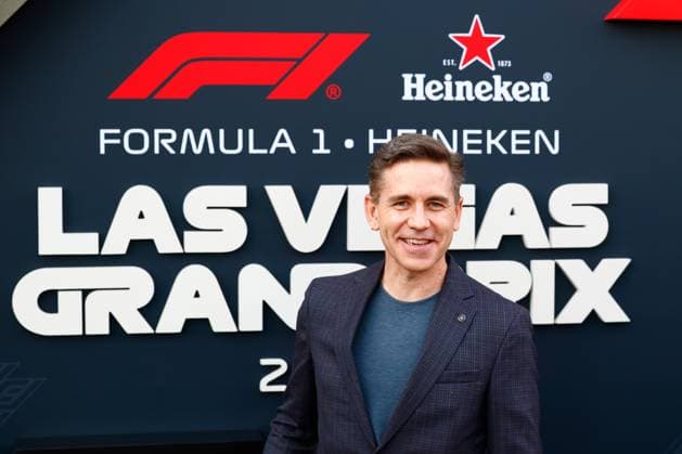 LAS VEGAS, NV - NOVEMBER 22: Actor Brian Dietzen poses for photos on the red carpet prior to the the Formula 1 Las Vegas Grand Prix on November 22, 2025 on the Las Vegas Strip Circuit in Las Vegas, Nevada.(Photo by Jeff Speer Icon Sportswire) AUTO: NOV 22 F1 Las Vegas Grand Prix EDITORIAL USE ONLY Icon2511220251
